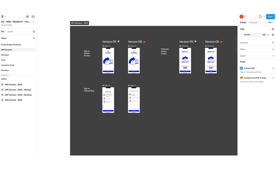 Librairie d'assets produit