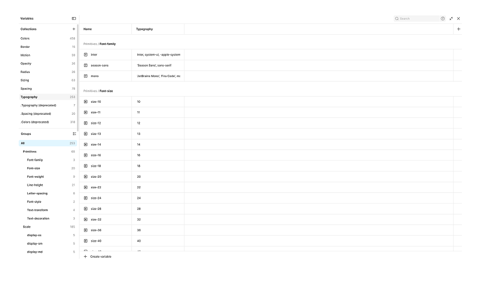 Foundation : Tokens